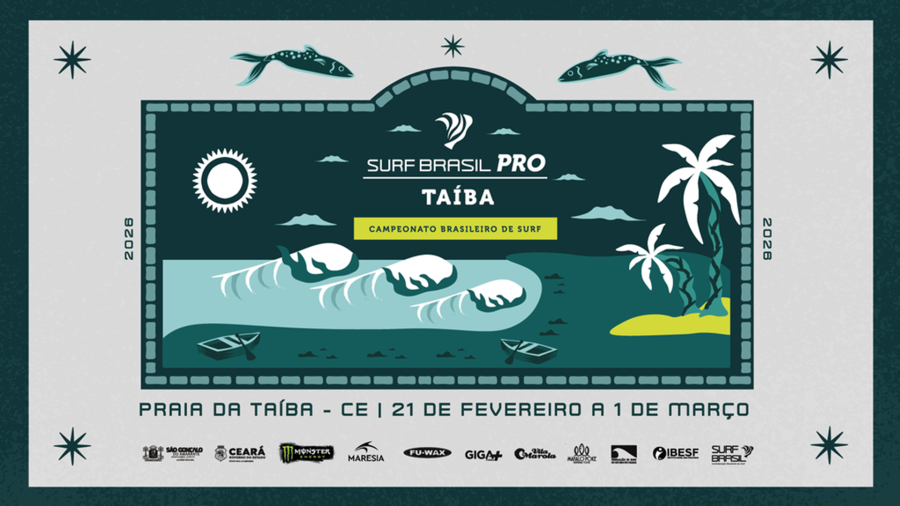 Campeonato de surf na Taíba em fevereiro de 2026