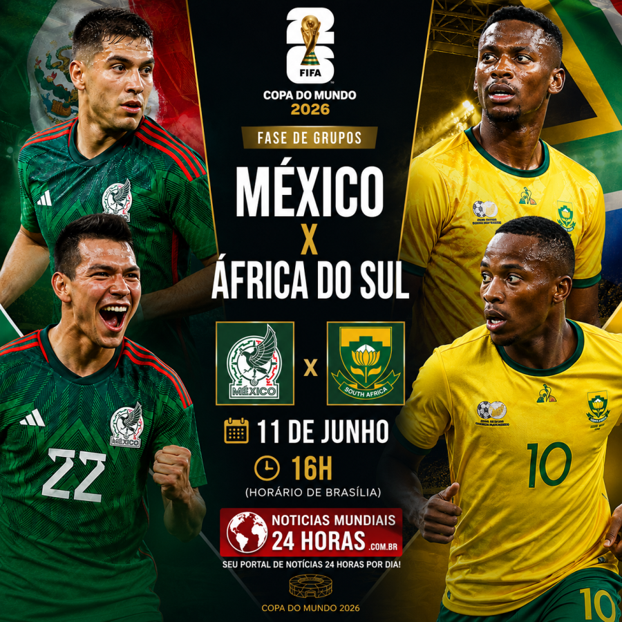 jogo África do sul e México na Copa