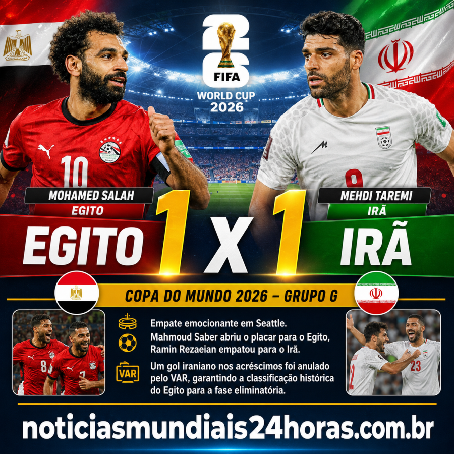 Jogo Egito e Irã na Copa do Mundo 