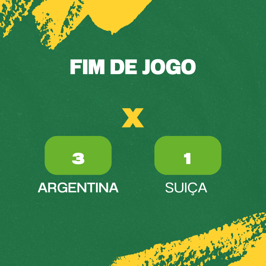 Jogo Argentina e Suiça na Copa do Mundo 